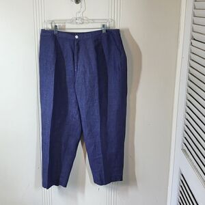 Plus Size Real Clothes SFA Blue Linen Pant